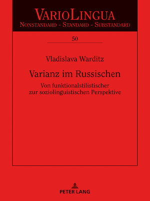 cover image of Varianz im Russischen